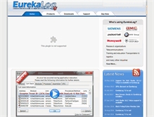 Tablet Screenshot of eurekalog.com